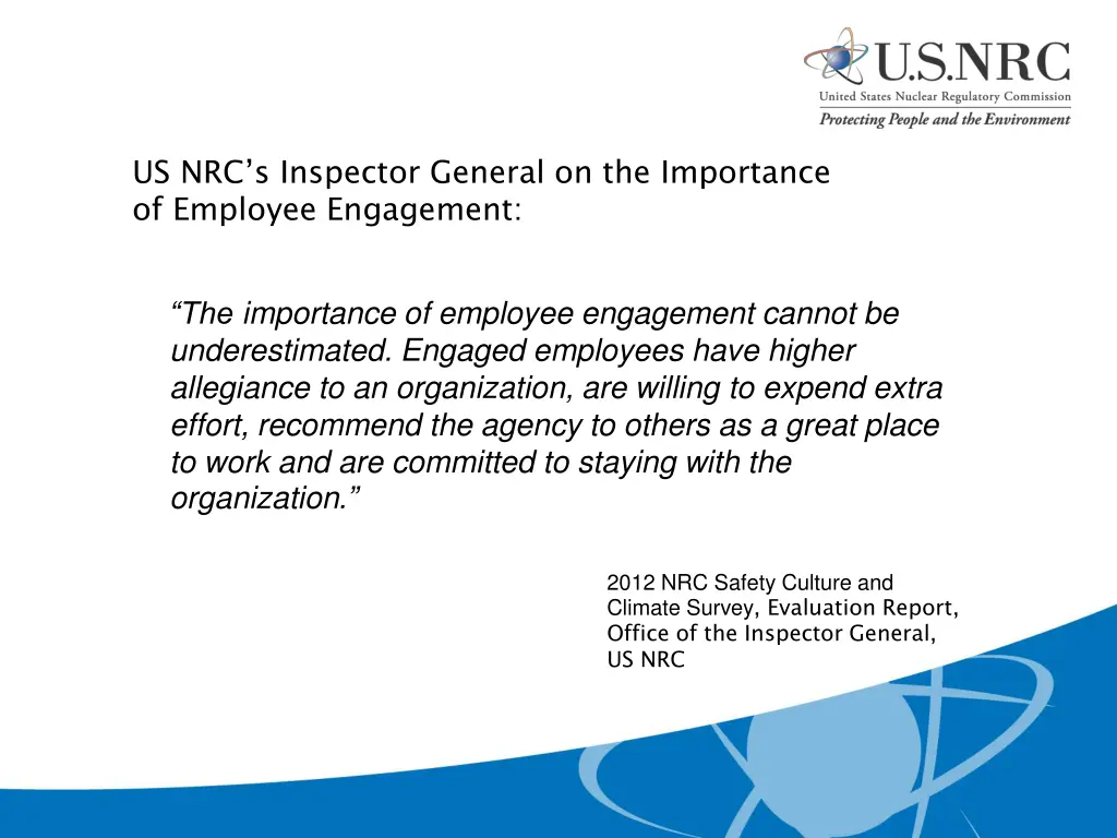 us nrc s inspector general on the importance