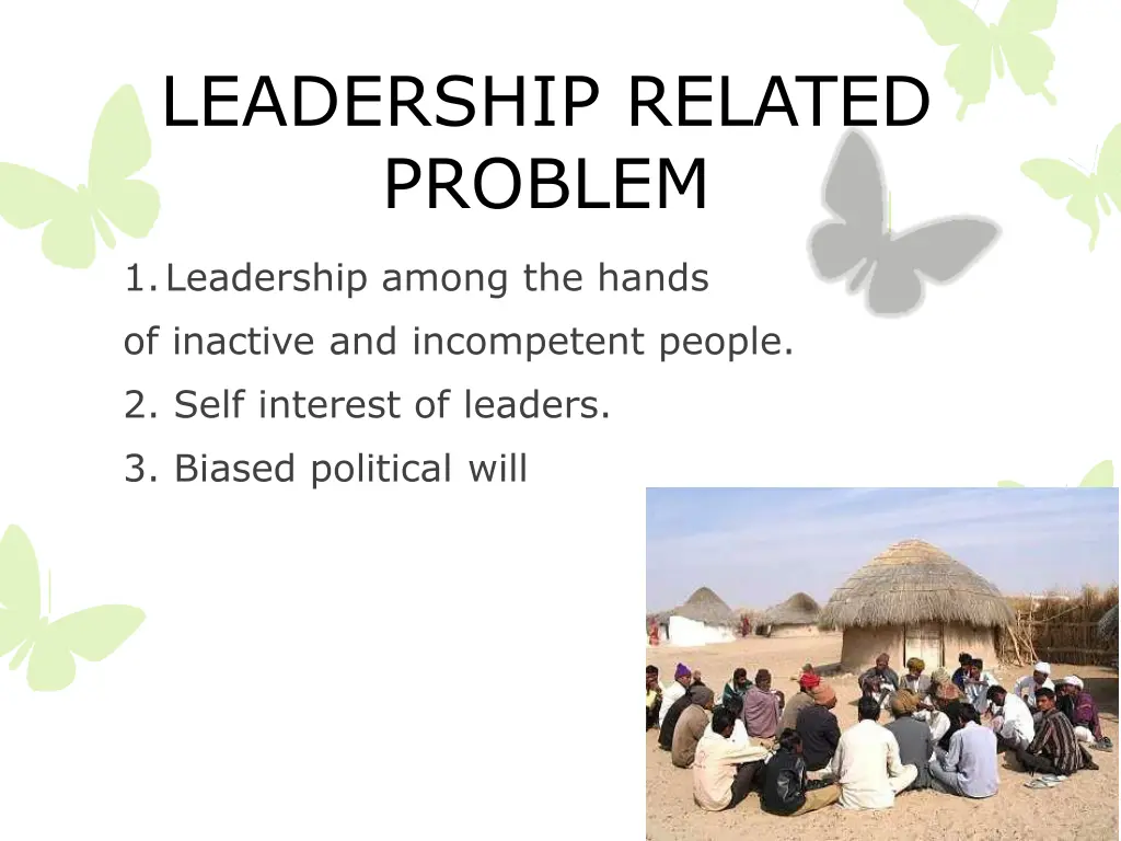 leadership related problem