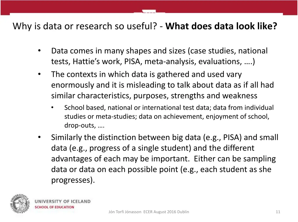 why is data or research so useful what does data