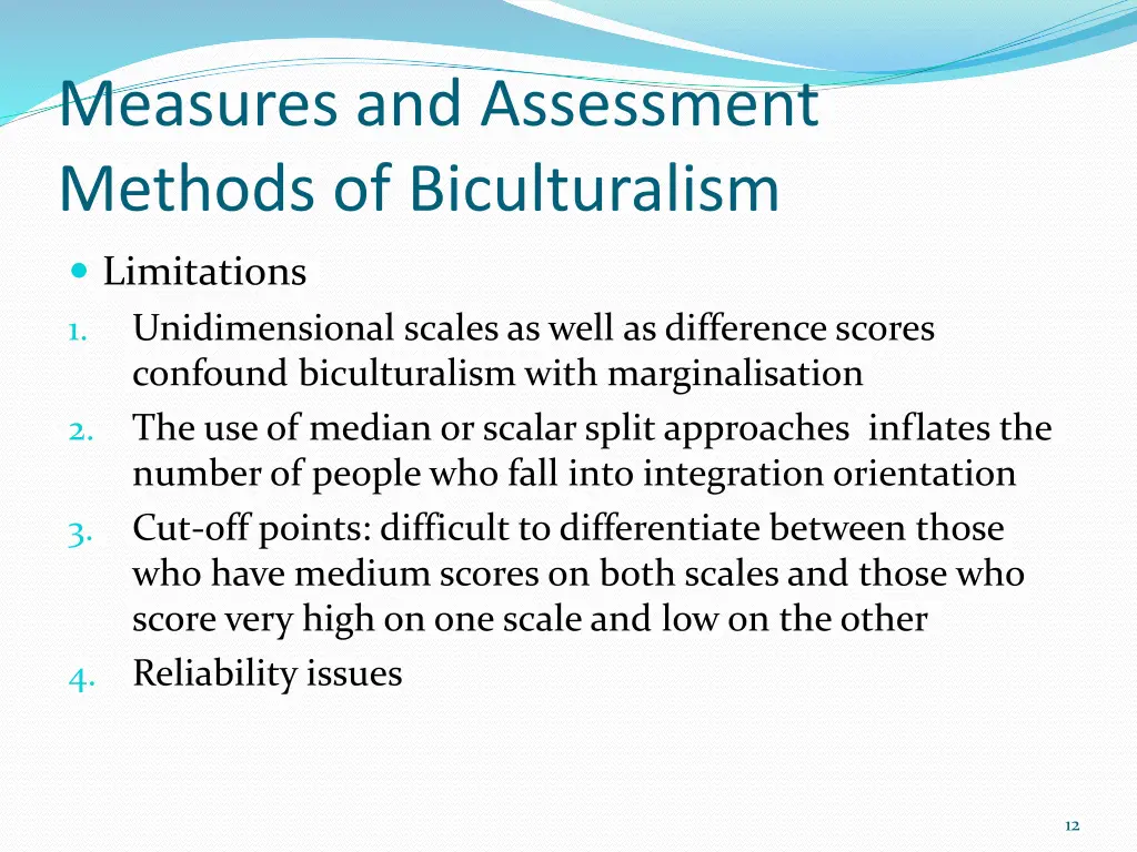 measures and assessment methods of biculturalism 2