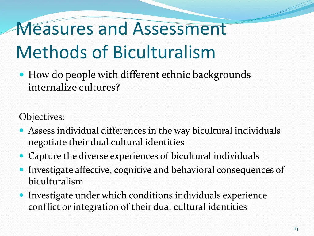 measures and assessment methods of biculturalism 3