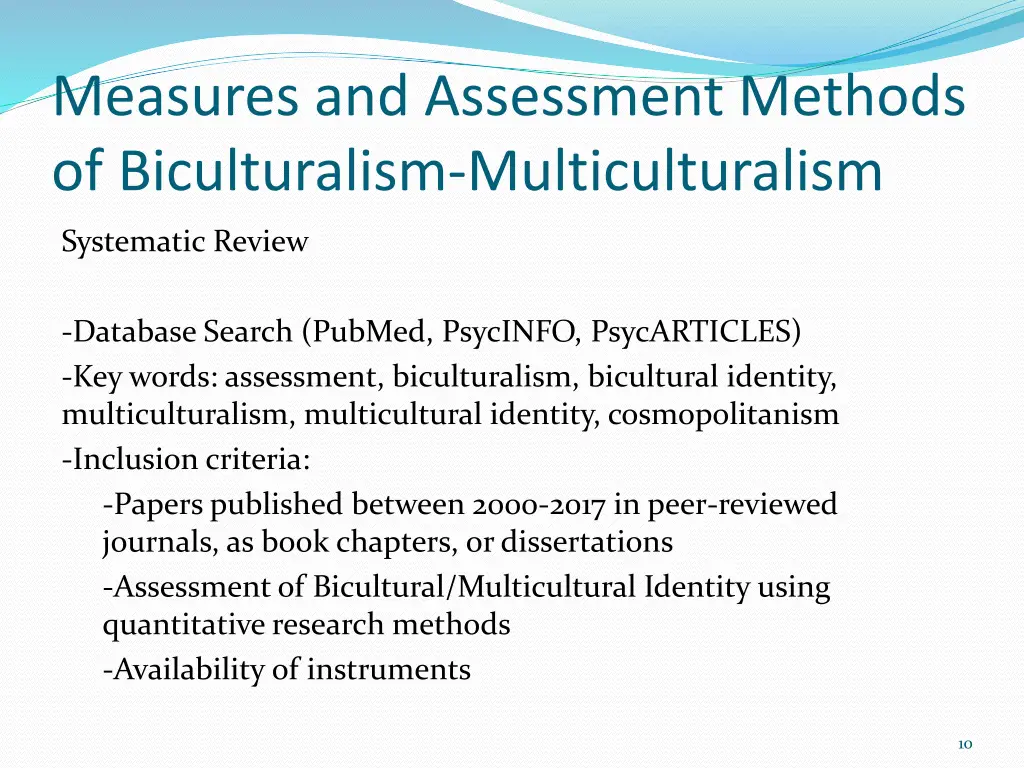 measures and assessment methods of biculturalism