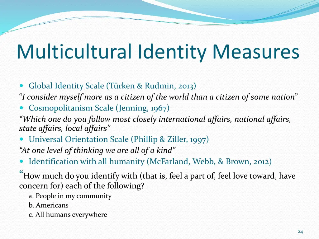 multicultural identity measures