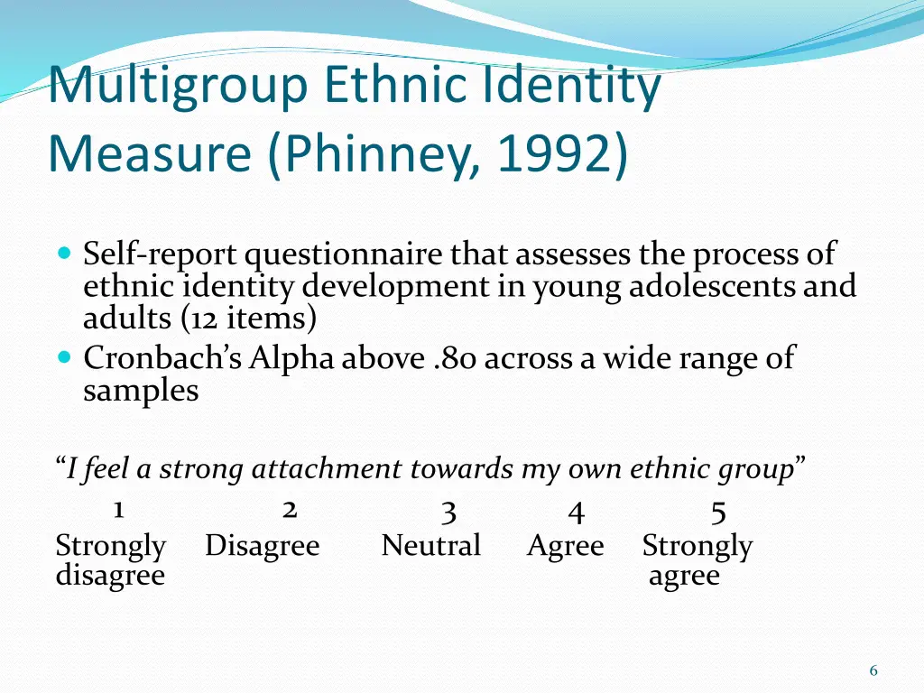 multigroup ethnic identity measure phinney 1992