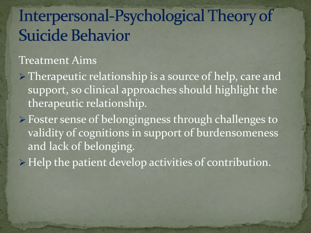 interpersonal psychological theory of suicide 2