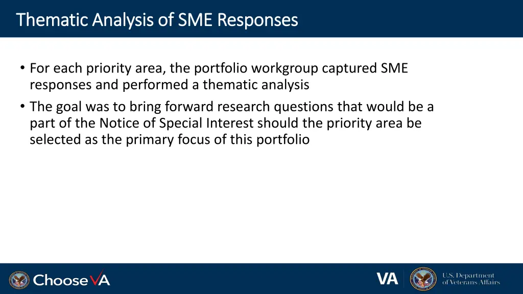 thematic analysis of sme responses thematic