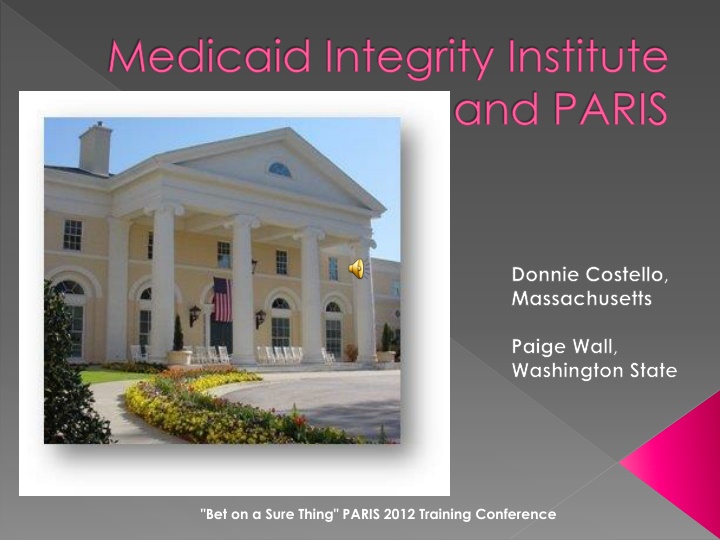 medicaid integrity institute