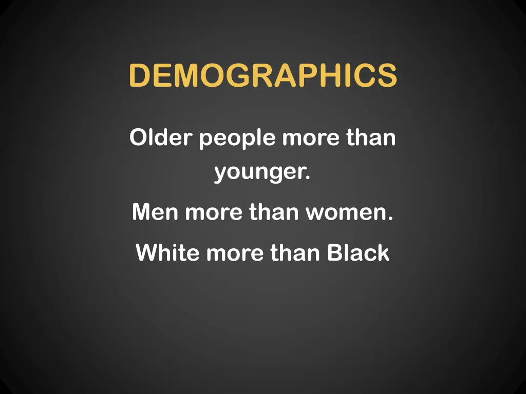 demographics