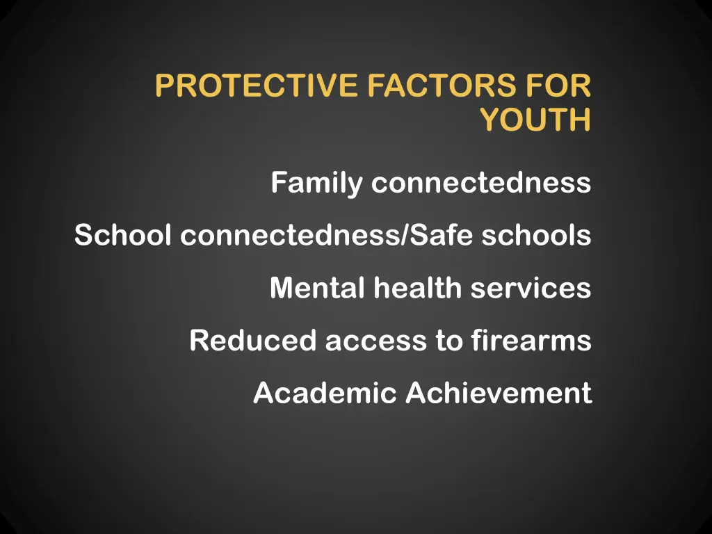 protective factors for