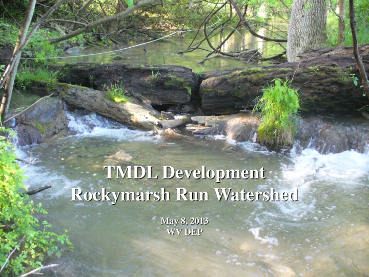 tmdl development rockymarsh run watershed