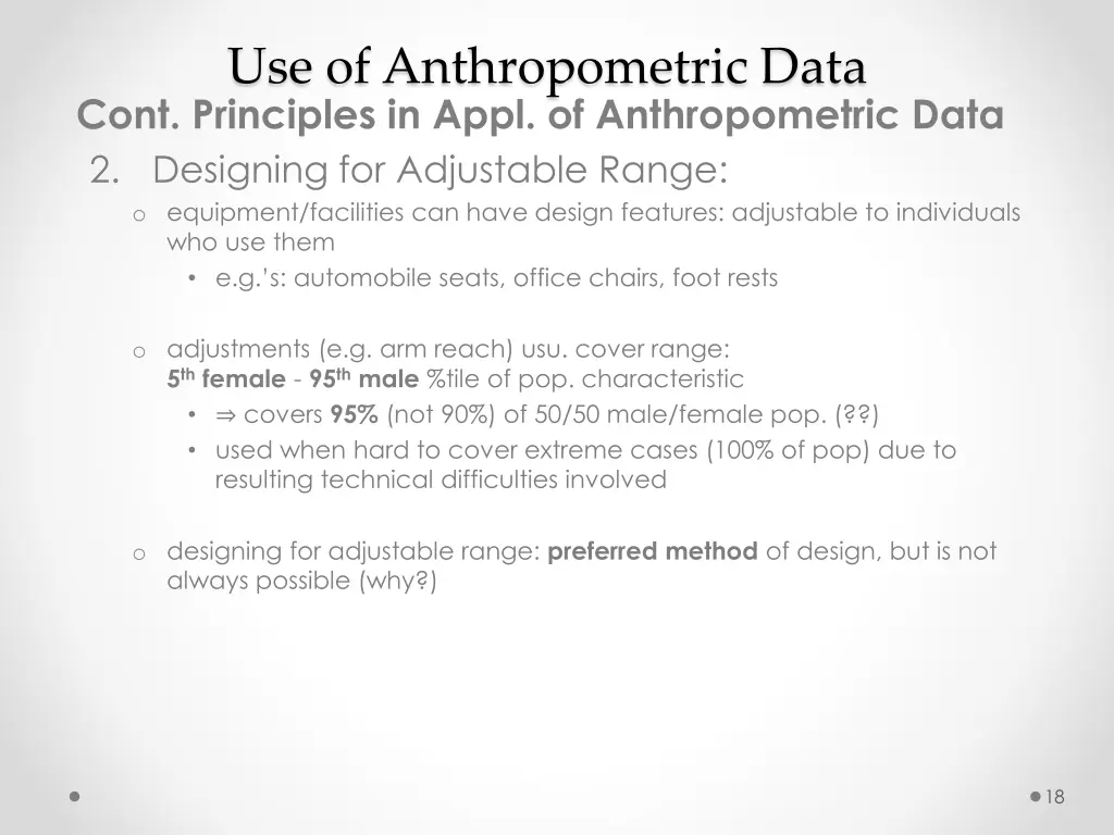 use of anthropometric data cont principles 1