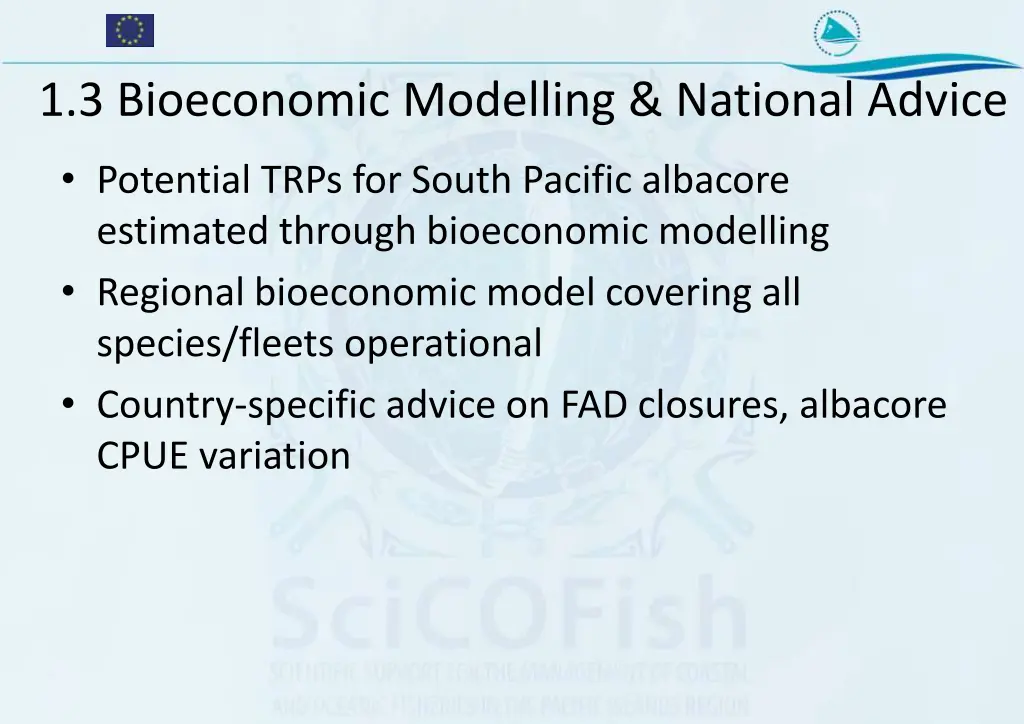 1 3 bioeconomic modelling national advice 1