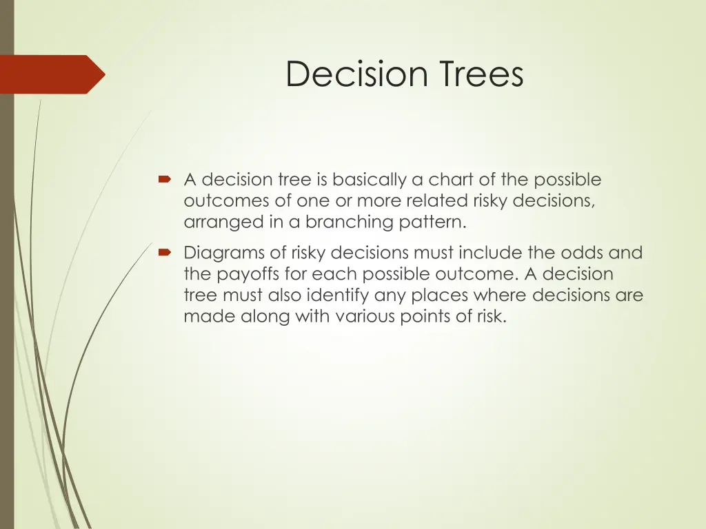 decision trees