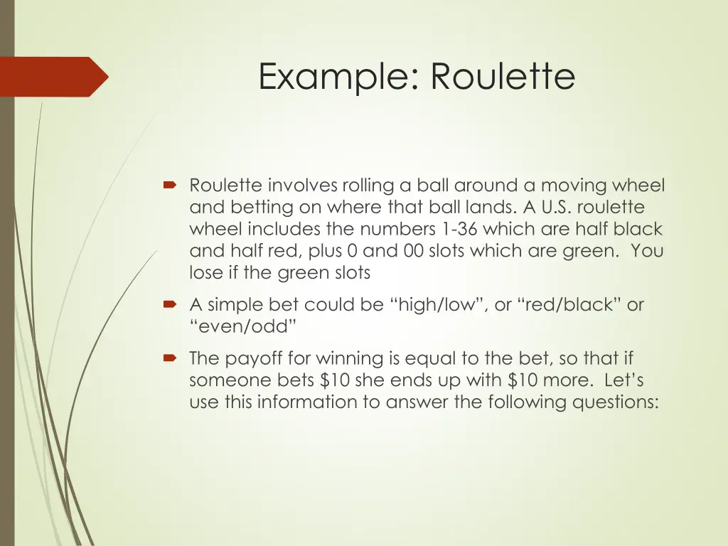 example roulette