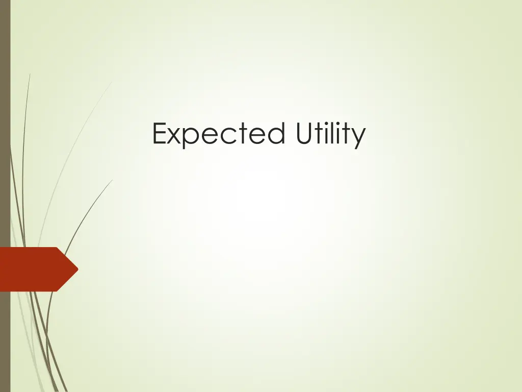 expected utility