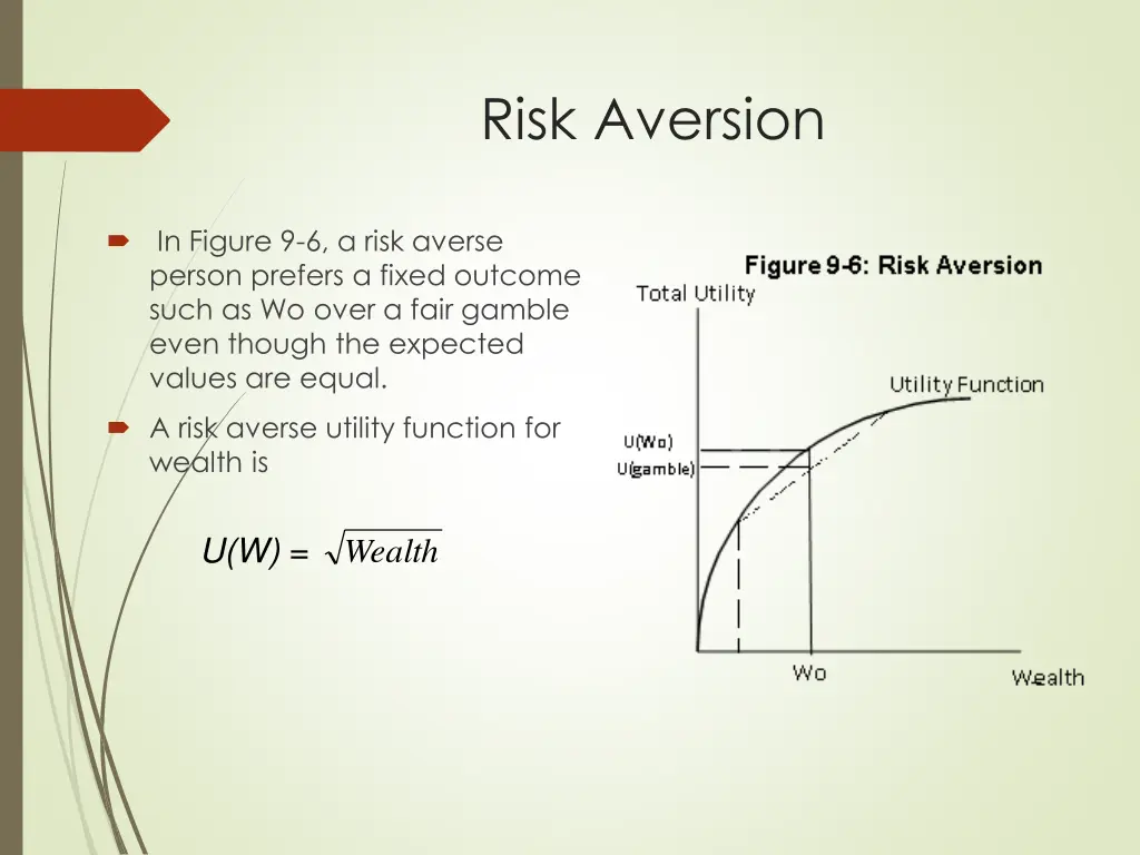 risk aversion