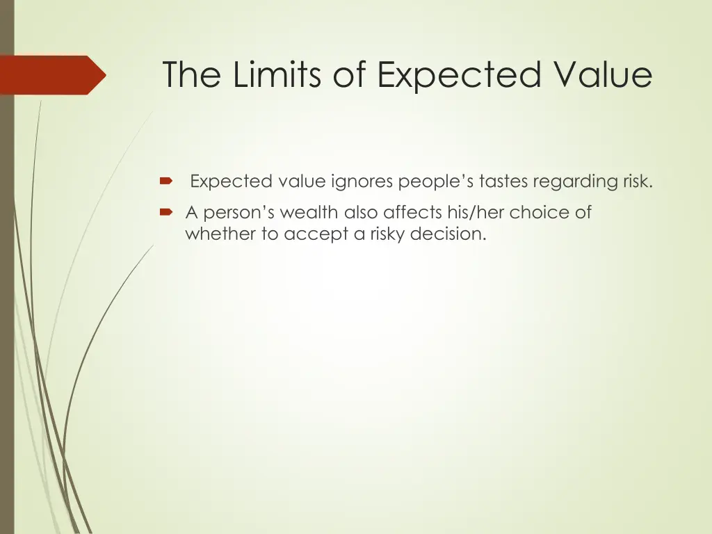 the limits of expected value