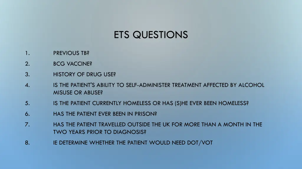 ets questions