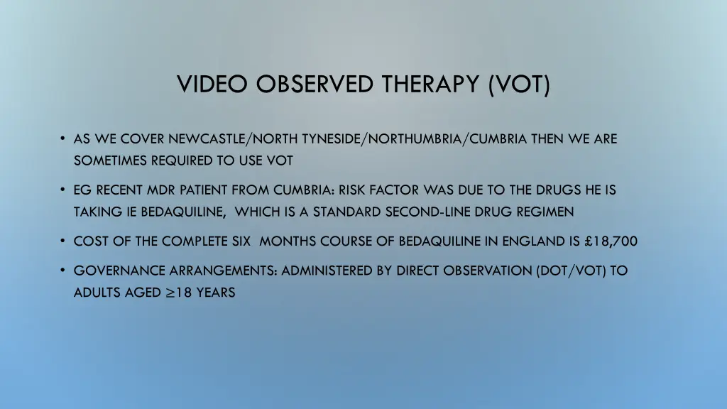 video observed therapy vot