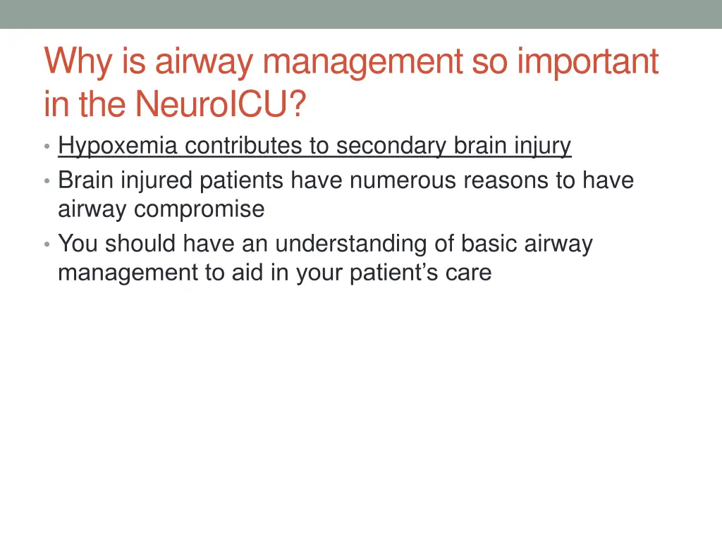 why is airway management so important