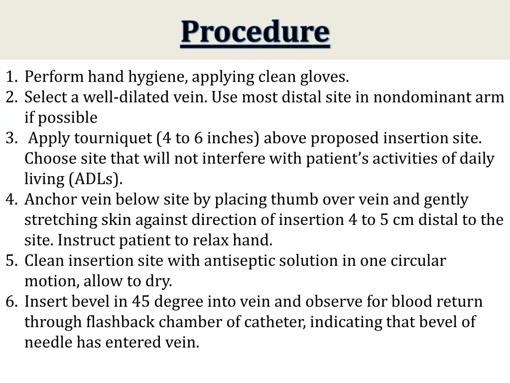 procedure 1