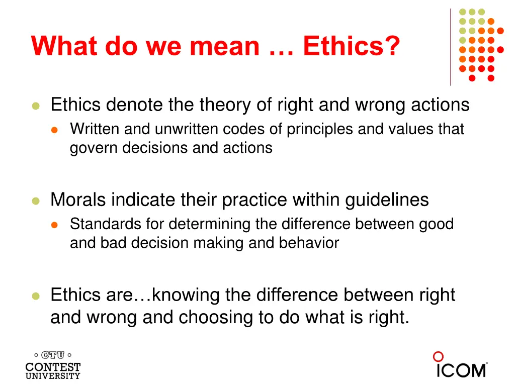 what do we mean ethics 2