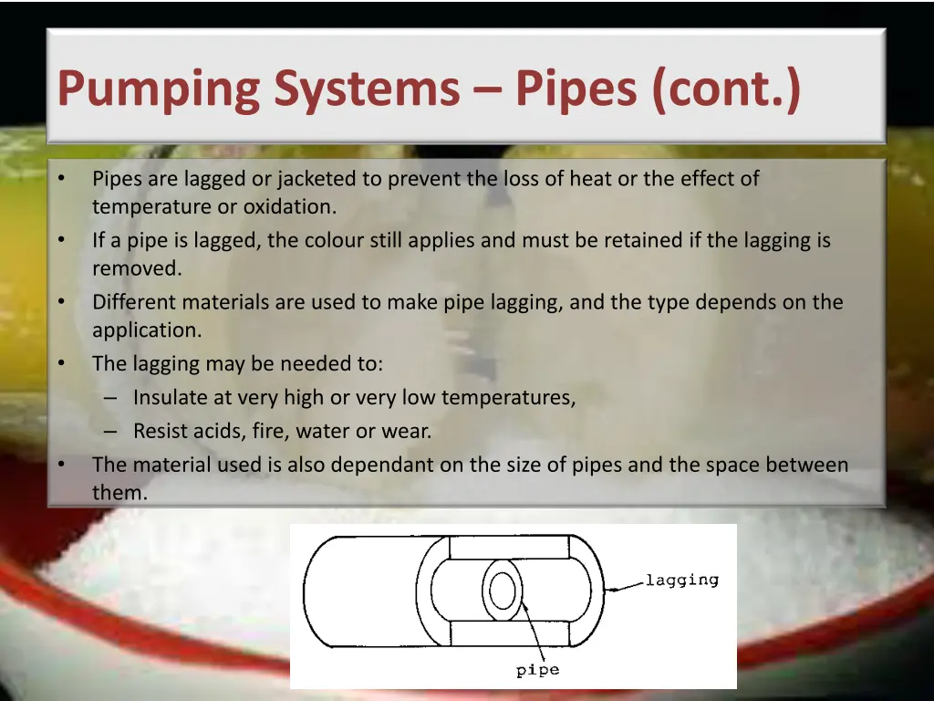 pumping systems pipes cont 5