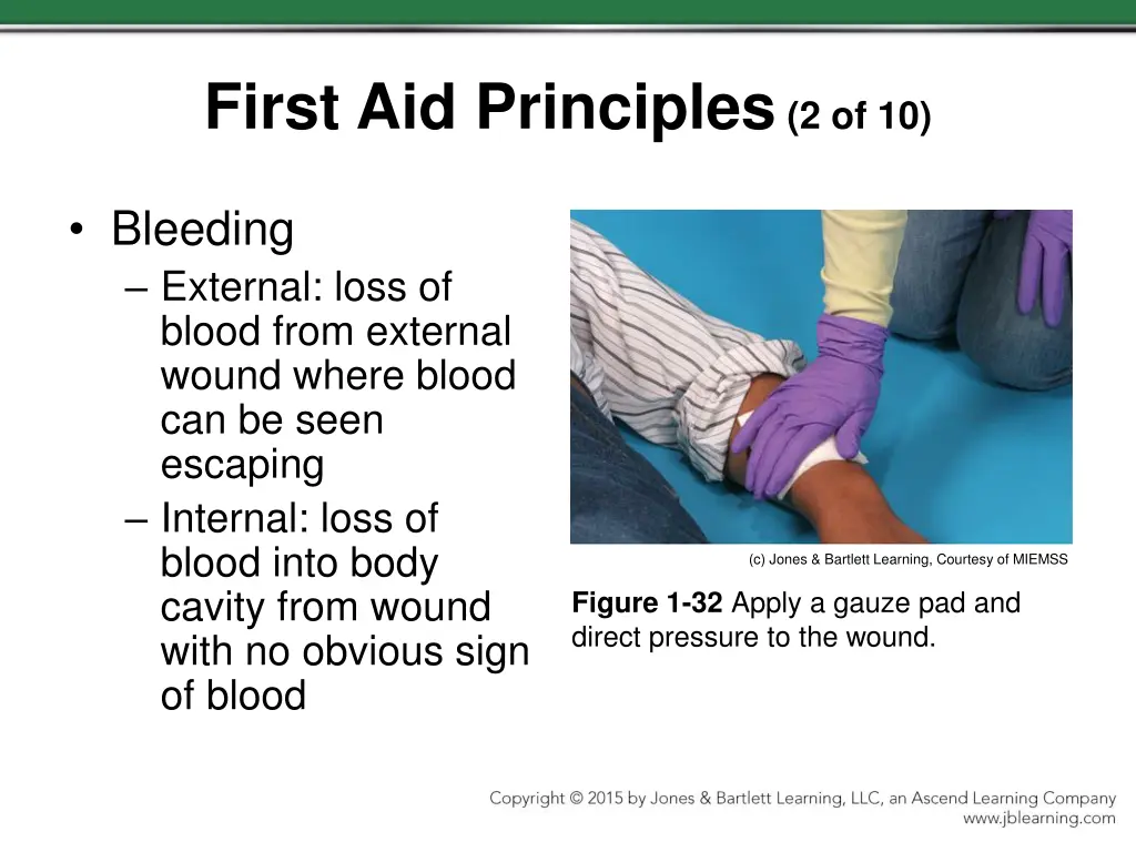 first aid principles 2 of 10