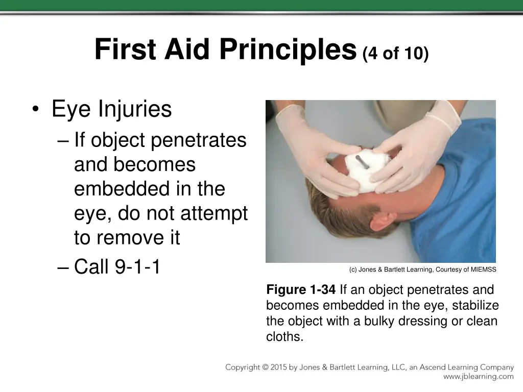 first aid principles 4 of 10