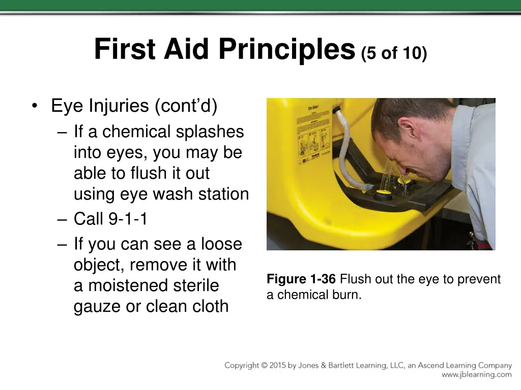 first aid principles 5 of 10