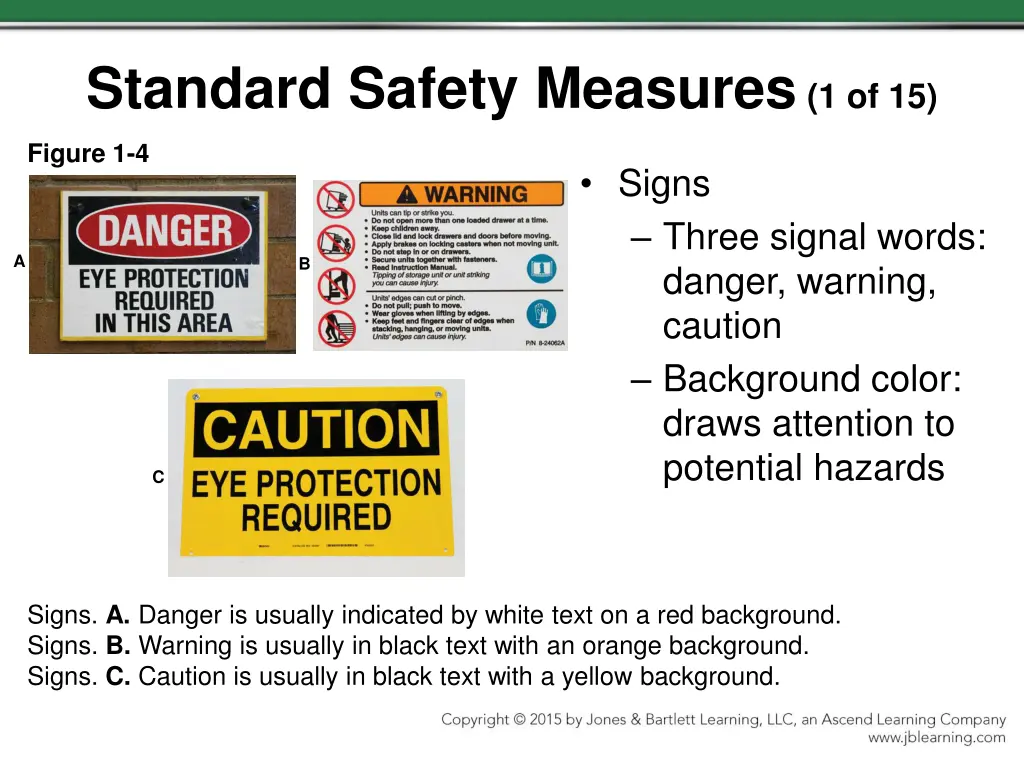 standard safety measures 1 of 15