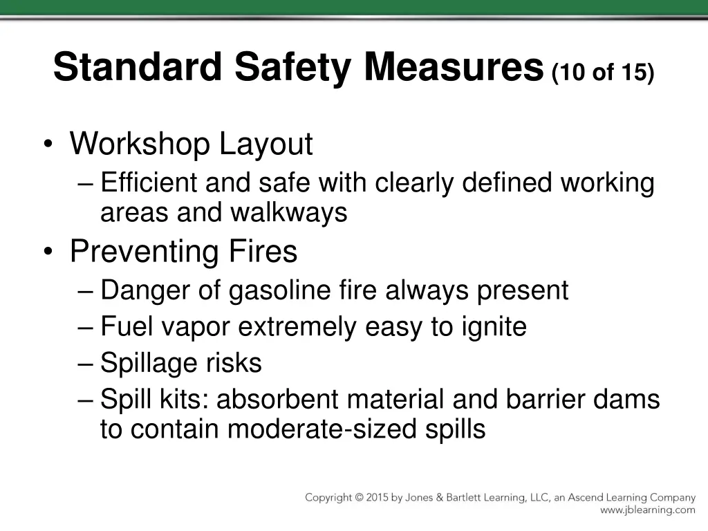 standard safety measures 10 of 15