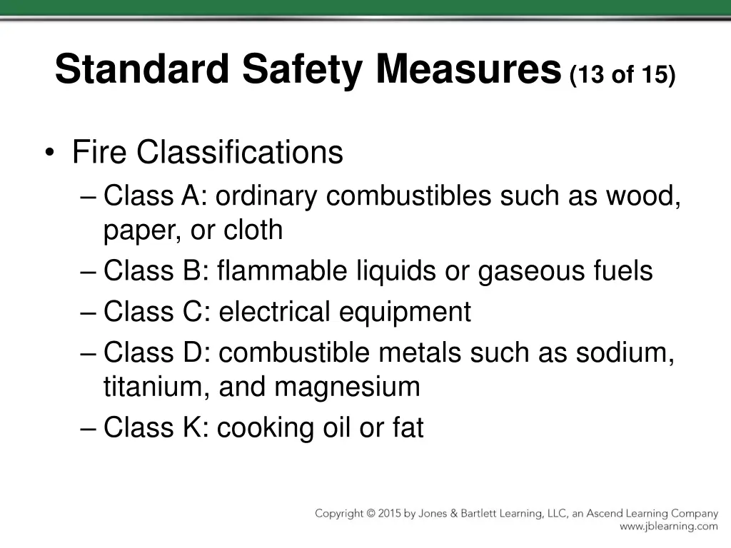 standard safety measures 13 of 15