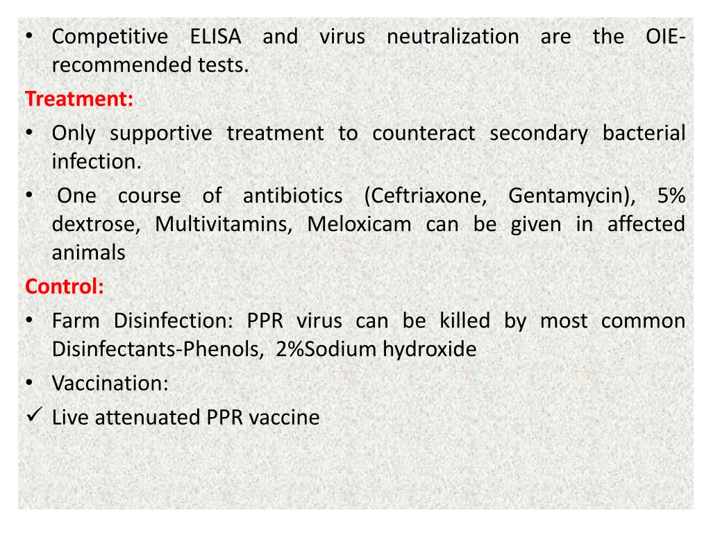 competitive elisa and virus neutralization