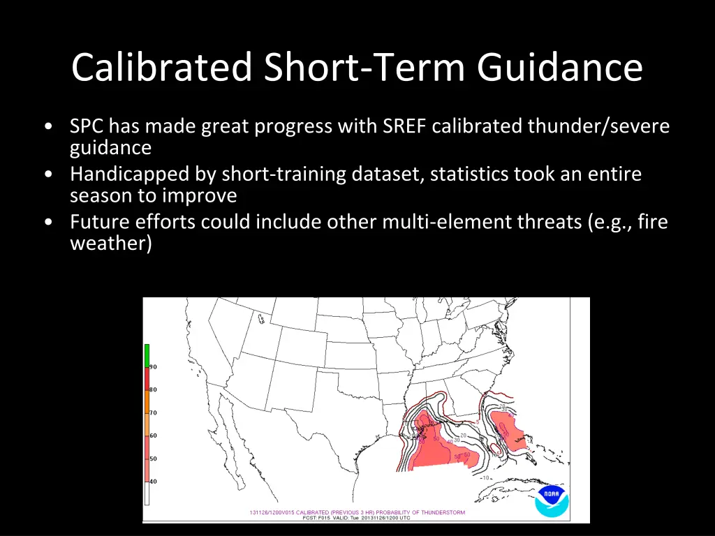 calibrated short term guidance