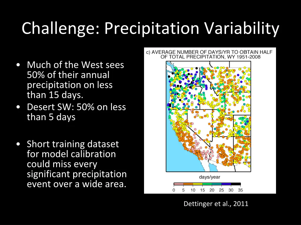 challenge precipitation variability