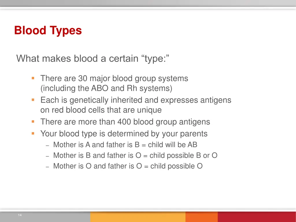 blood types