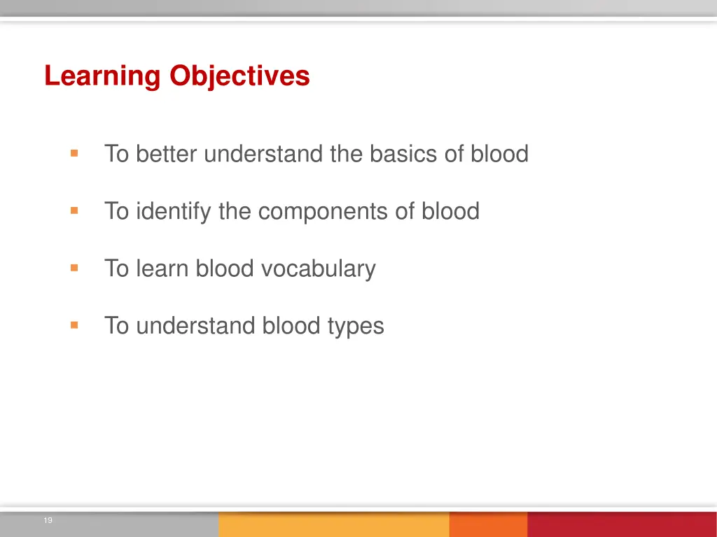 learning objectives 1