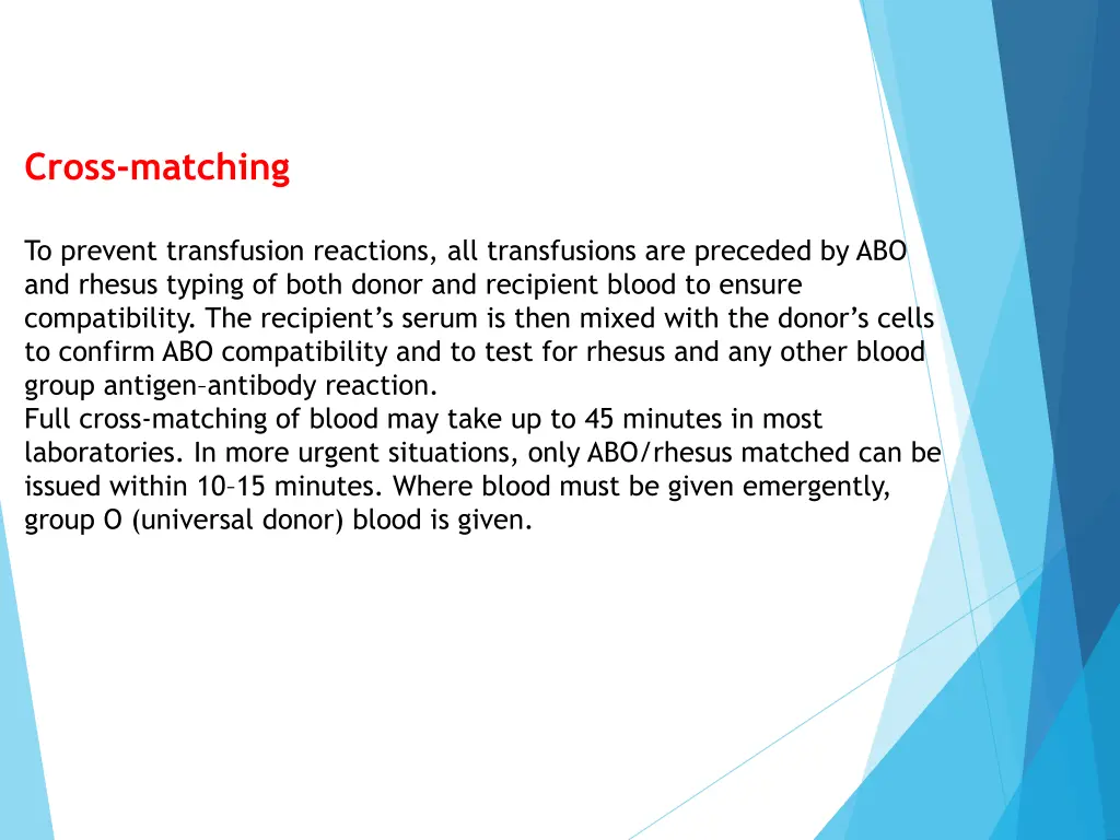 cross matching