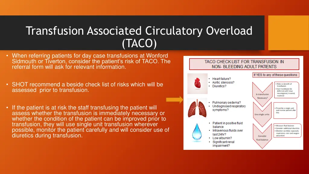 transfusion associated circulatory overload taco