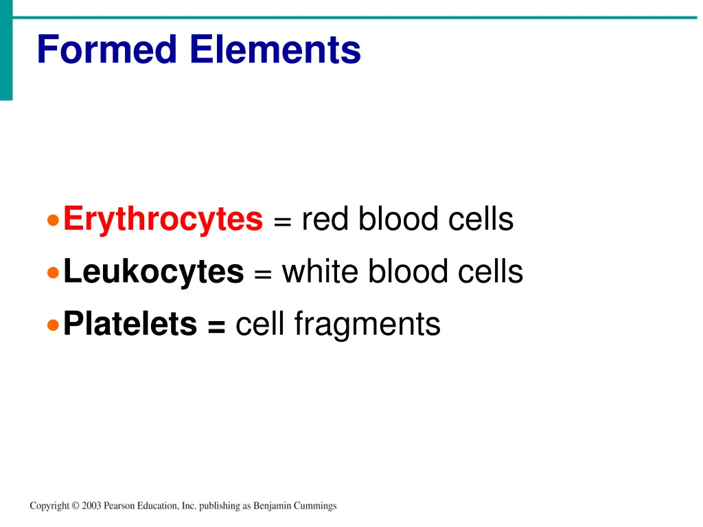 formed elements