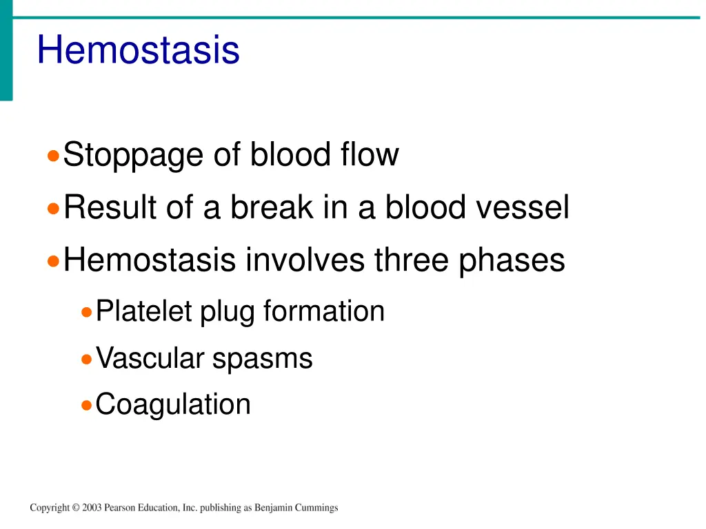 hemostasis