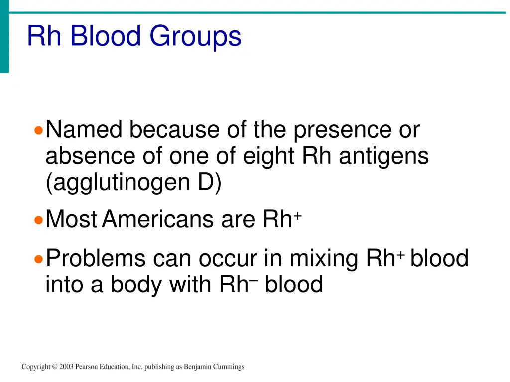 rh blood groups