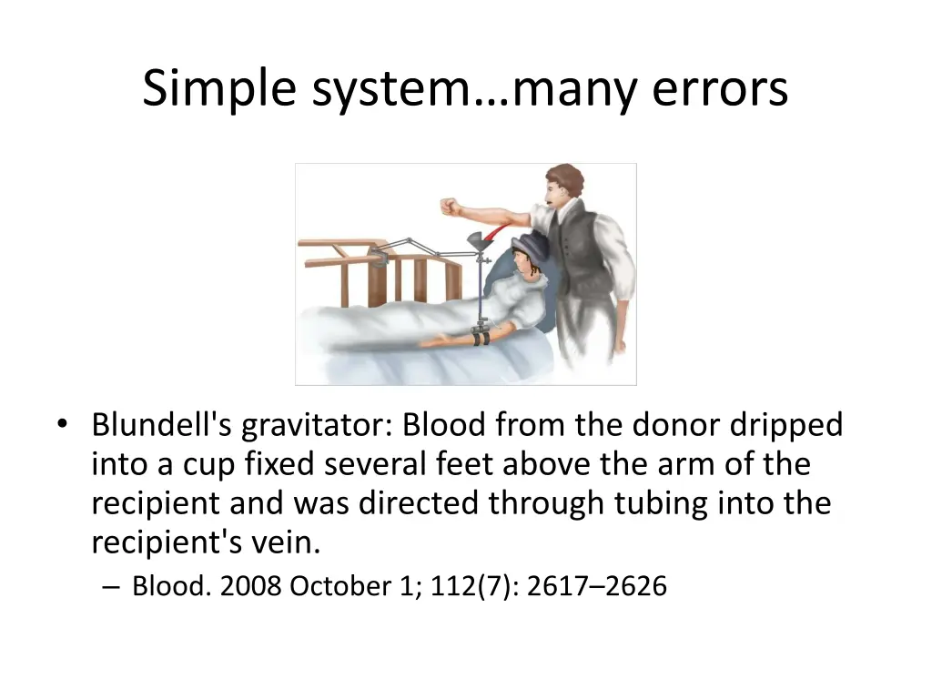 simple system many errors