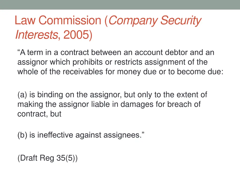 law commission company security interests 2005