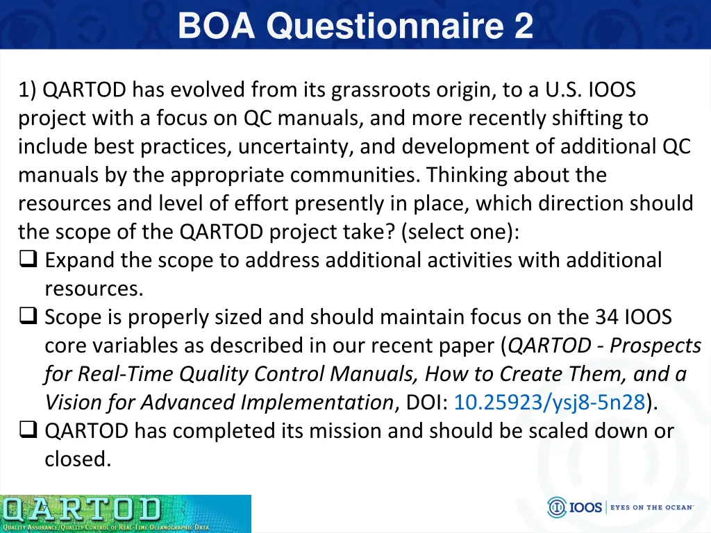 boa questionnaire 2