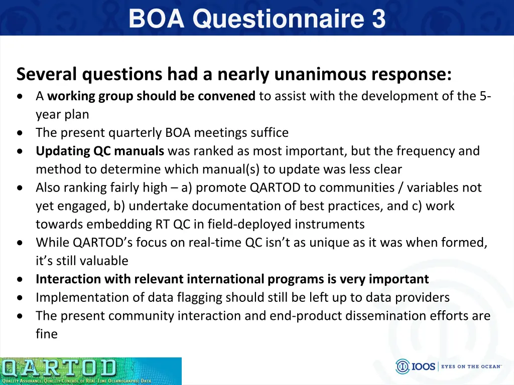 boa questionnaire 3