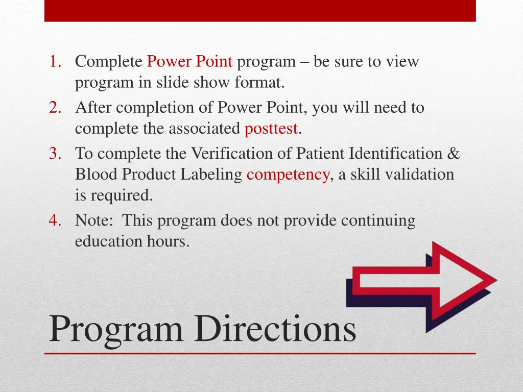 1 complete power point program be sure to view