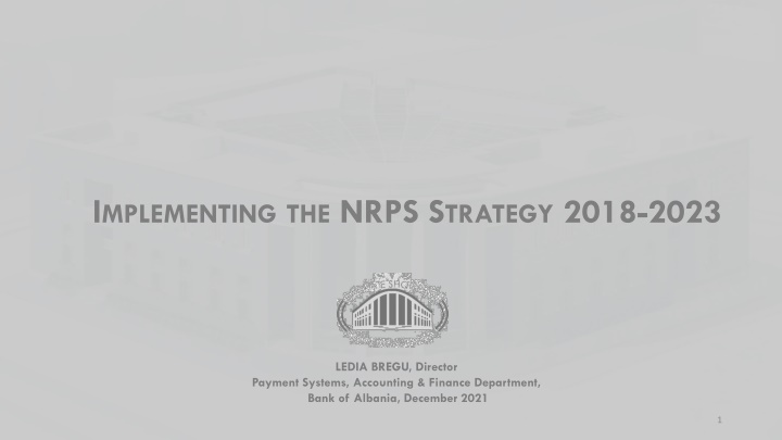 i mplementing the nrps s trategy 2018 2023