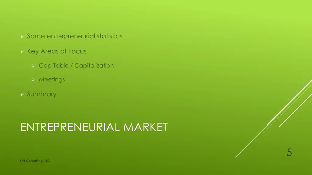 some entrepreneurial statistics